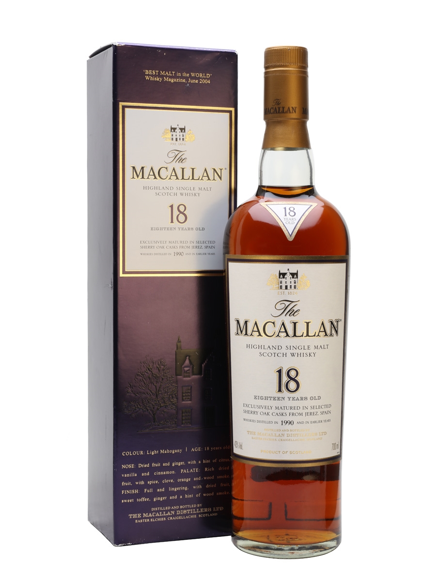 Whisky Macallan 18 Sherry Oak 1990